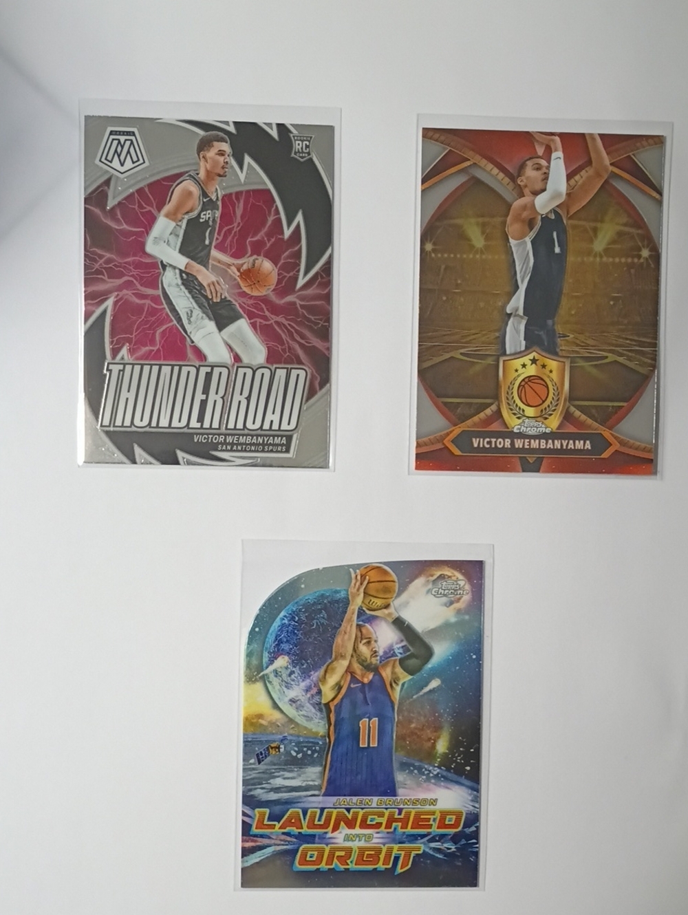 Victor Wembanyama And Jalen Brunson Sports Cards